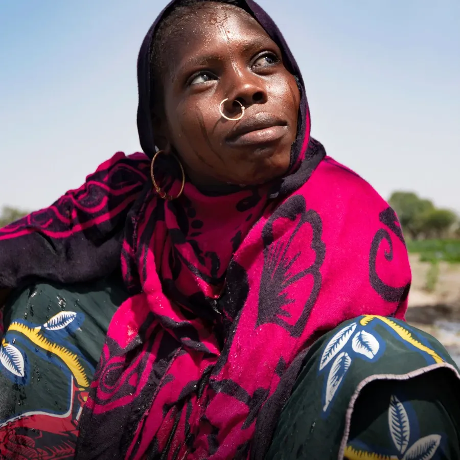 A woman in the Sahel